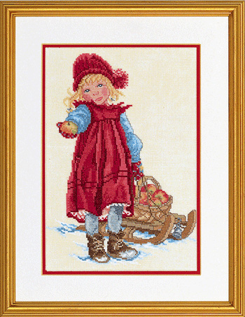 Girl with Sledge