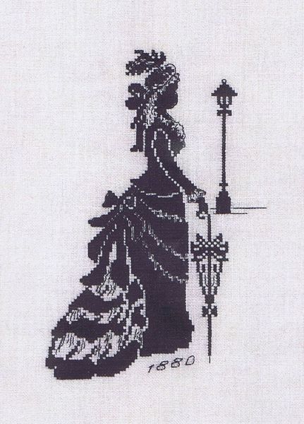 Silhouette Lady 1880