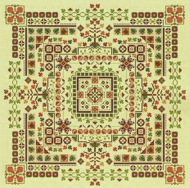 Autumn Woodland Garden Labyrinth