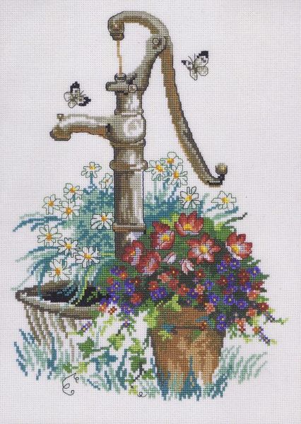 Waterpump with Butterflies