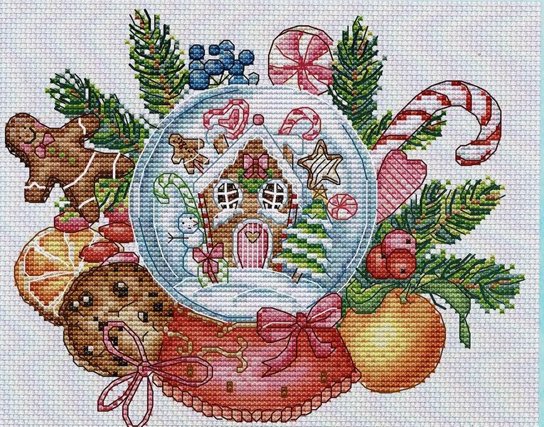 Gingerbread House Snowball