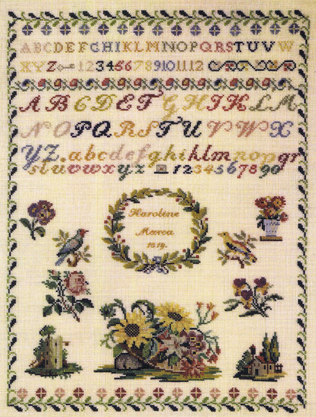 Karoline Marca 1819 Sampler