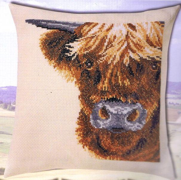 Highland Cow Cushion