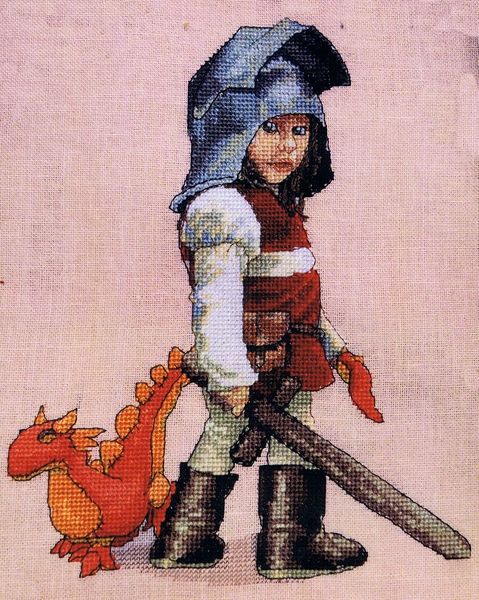 The Knight and his Soft Toy Dragon