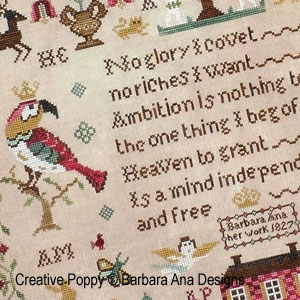 Snooty Parrots Sampler (view 2)