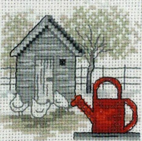 Red Watering Can