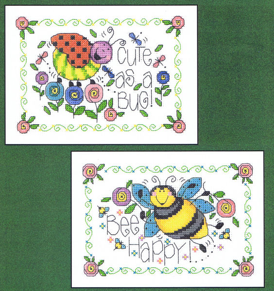 Garden Cuties - Ladybug and Bee