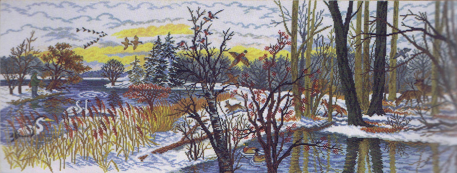 Winter Wildlife Scene