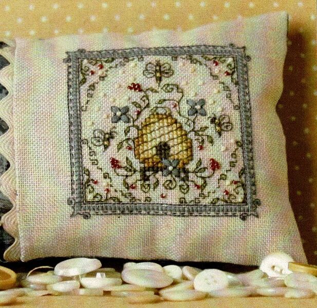 Bee Skep Pin Pillow