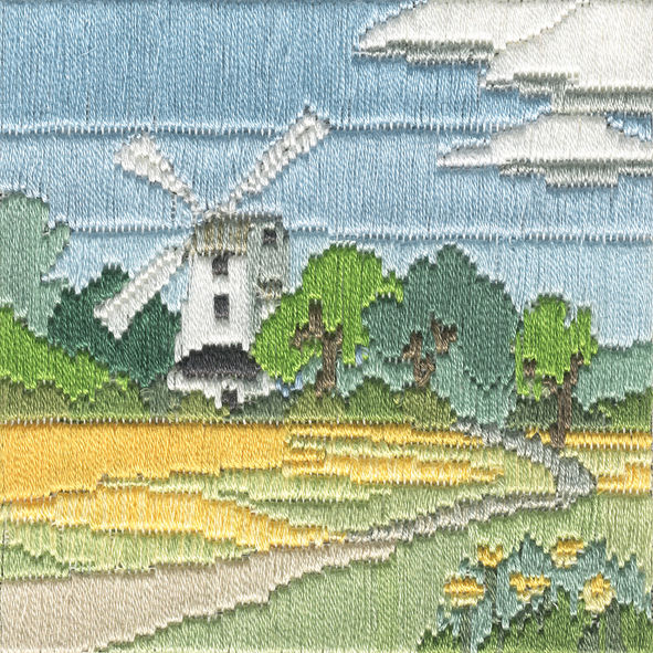 Silken Long Stitch : Windmill