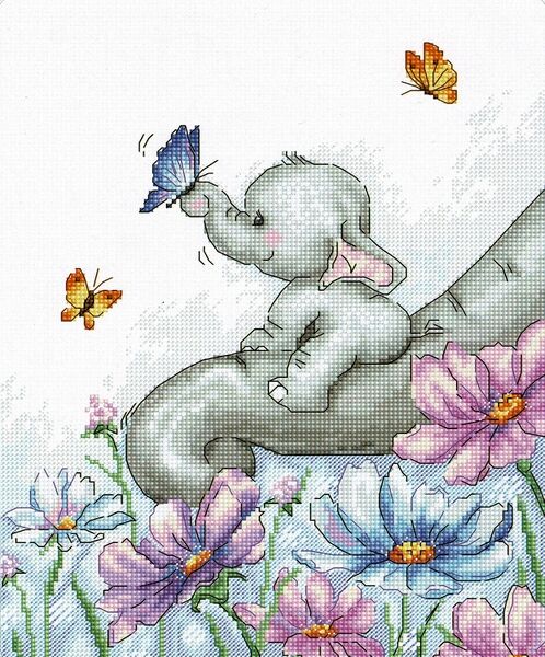 Elephant with Butterfly