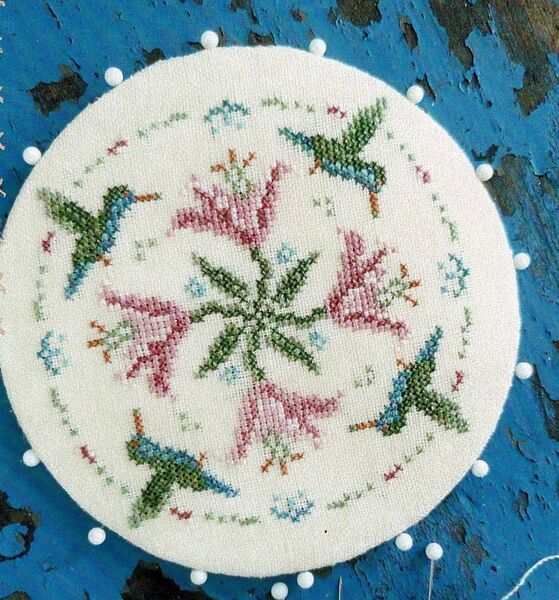 A Charm Of Hummingbirds - Georgian Pinwheel