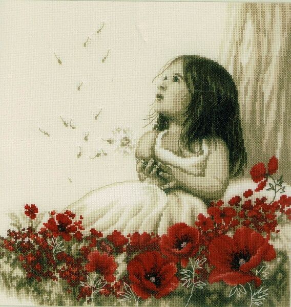 Girl in a Poppy Field