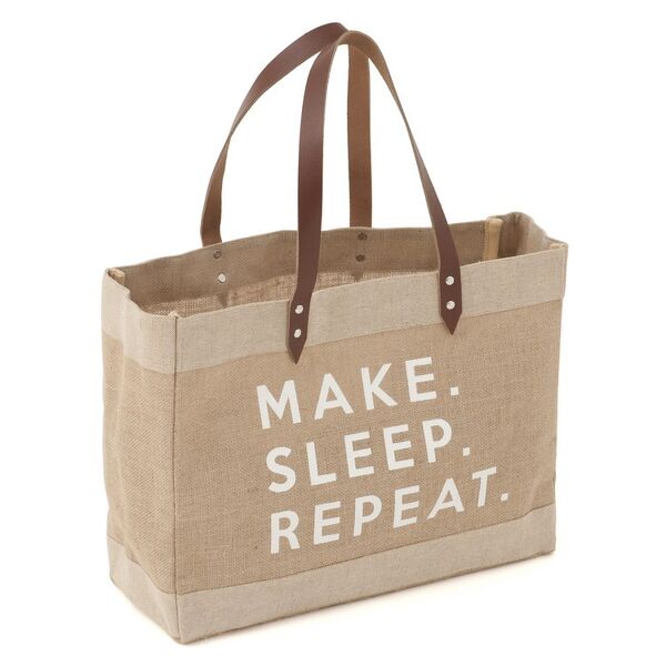 Craft Bag: Shoulder Tote : Make Sleep Repeat