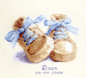 Baby Boots Birth Sampler