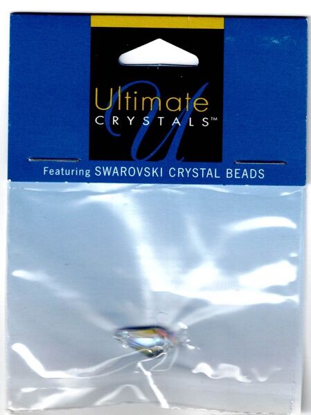 Swarovski Aurora Borealis Teardrop Crystals