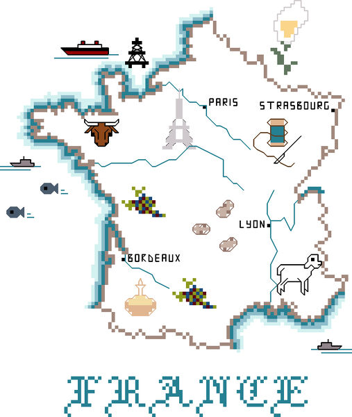 Map of France