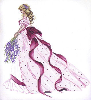 the lady of spring cross stitch pattern by passione ricamo discontinued cross stitch charts