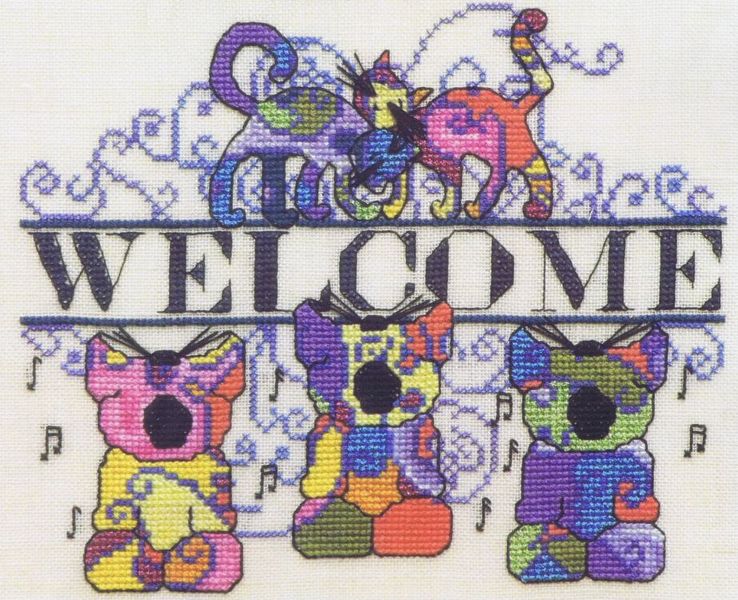Funky Cats Welcome