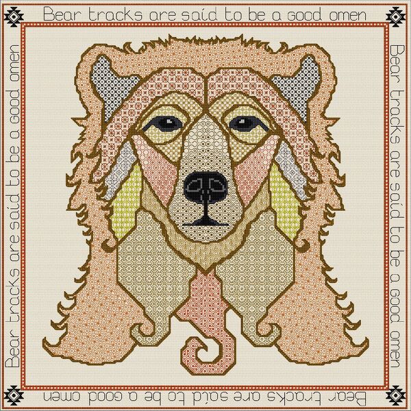 Blackwork Bear