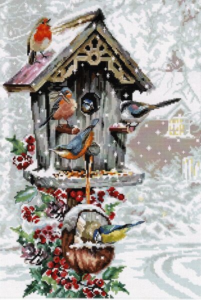 Winter Bird House