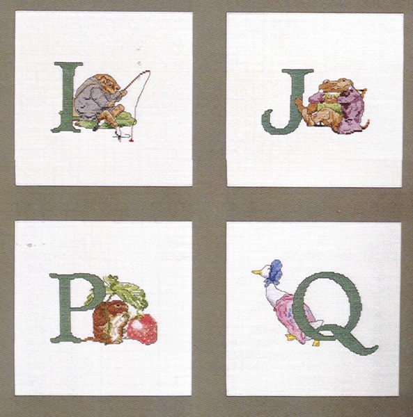 Free Beatrix Potter Cross Stitch Charts