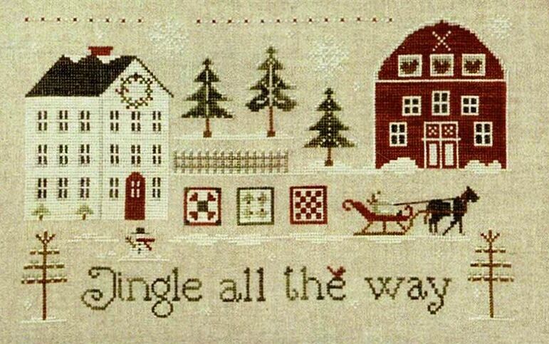 Jingle All the Way by Little House Needleworks