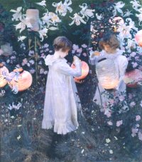 John Singer Sargent - Carnation, Lily, Lily, Rose (1885-6)