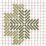 Border Satin Cross stitch