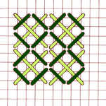 Crossed Corners stitch