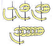 Hungarian braided chain stitch