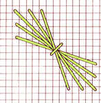 Wheat stitch Counted