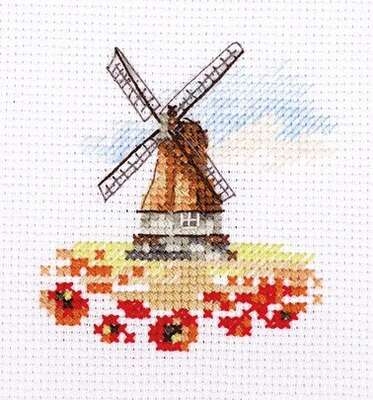 Windmill in a Poppy Field