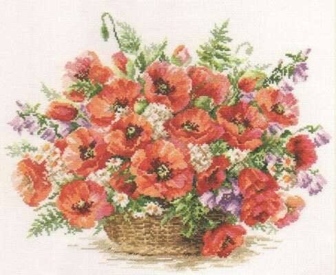 Basket of Poppies