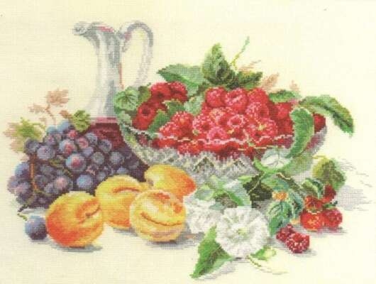 Apricots and Raspberries