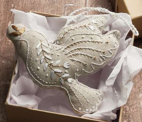 Christmas Dove Decoration