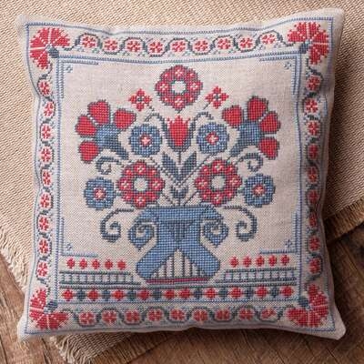 Folk Floral Cushion