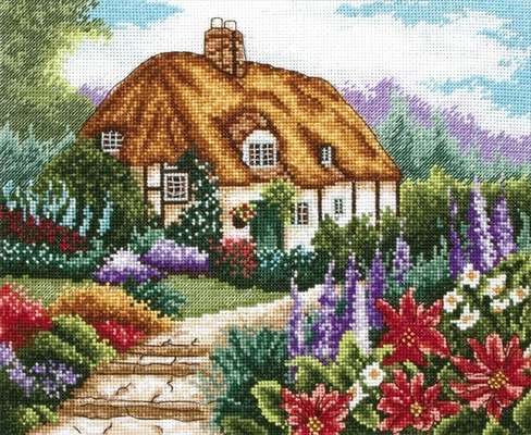 Cottage Garden In Bloom