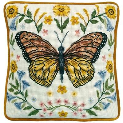 Botanical Butterfly Tapestry