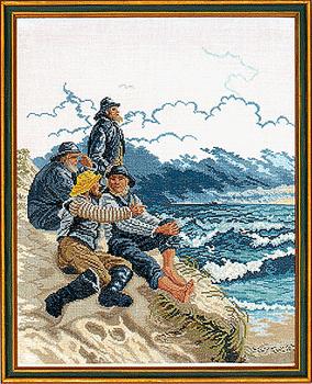 Fishermen on Rocks