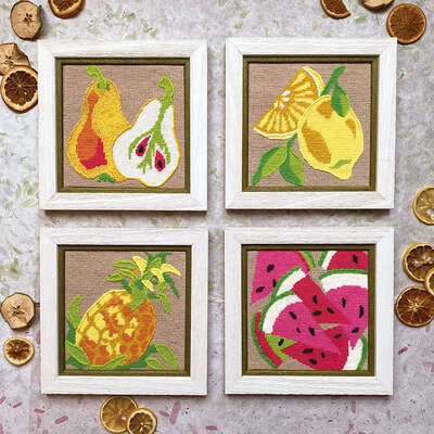 Luscious Fruit - Set of Four