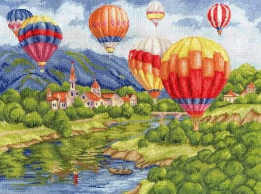 Ballooons over the Castle