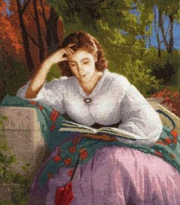 Reading, Portrait of the artist`s wife