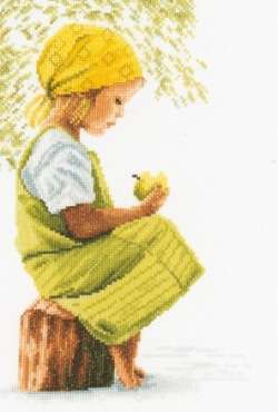 Girl with Apple