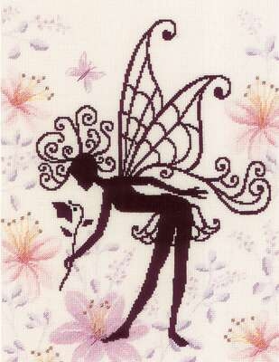 Flower Fairy Silhouette 2