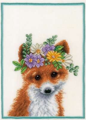 Flower Crown Fox