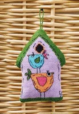 Purple Birdhouse - click for larger image