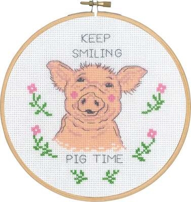 Keep Smiling Pig Time - click for larger image