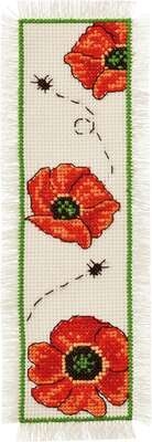 Poppies Bookmark - click for larger image