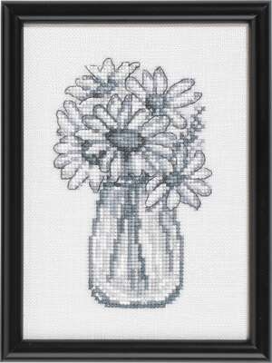 Marguerites in a Jar - click for larger image